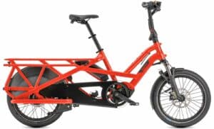 Tern GSD 00 (2023) - 20 Zoll 500Wh Enviolo Lastenrad - gloss tobasco