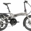 Tern Vektron Q9 (2022) - 20 Zoll 400Wh 9K Faltrad - satin metallic silver / silver