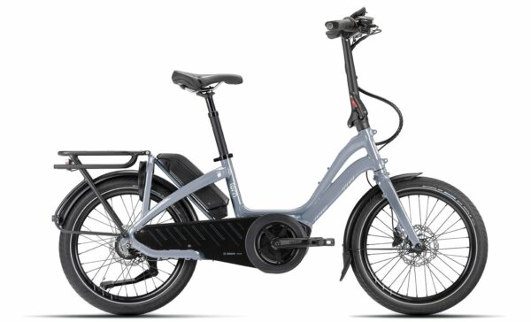 Tern NBD P8i Unisex (2023) - 20 Zoll 400Wh 8N Trapez - gloss metallic silver blue silver