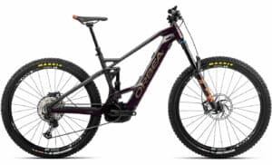 Orbea WILD FS M10 (2022) - 29 Zoll 625Wh 12K Fully - Red Wine - Carbon