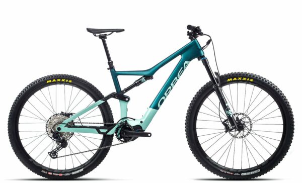 Orbea RISE M20 (2022) - 29 Zoll 360Wh 12K Fully - Ice Green (Gloss) - Ocean (Matte)