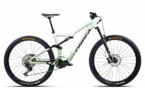 Orbea RISE M20 (2022) - 29 Zoll 360Wh 12K Fully - Sap White - Green Fog (Gloss)