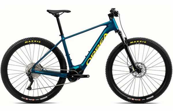 Orbea URRUN 40 (2023) - 29 Zoll 540Wh 10K Diamant - Borealis Blue - Luminous Yellow