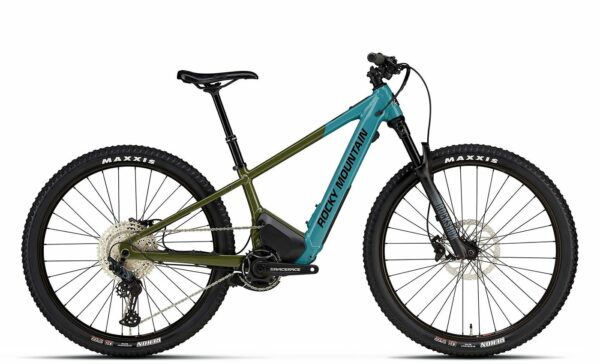 Rocky Mountain Fusion Powerplay 30 (2023) - 29 Zoll 720Wh 12K Fully - green / blue