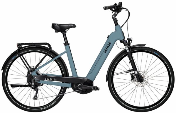 Kettler QUADRIGA CX10 (2022) - 28 Zoll 625Wh 10K Wave - modern blue matt