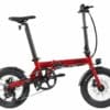 Eovolt City 4Speed (2022) - 16 Zoll 250Wh 4K Faltrad - Burgundy Red