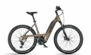 KTM MACINA AERA 671  (2022) - 27.5 Zoll 625Wh 10K Wave - oak (black+orange)