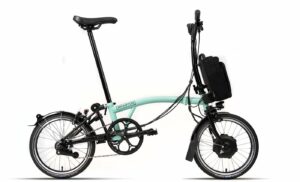 Brompton C-Line Electric Explore M (2022) - 16 Zoll 300Wh 6N Faltrad - Turkish Green