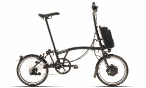 Brompton C-line Electric Explore (2023) - 16 Zoll 300Wh 6N Faltrad - black