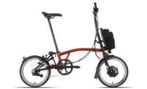 Brompton C-line Electric Explore (2023) - 16 Zoll 300Wh 6N Faltrad - Flame Lacquer