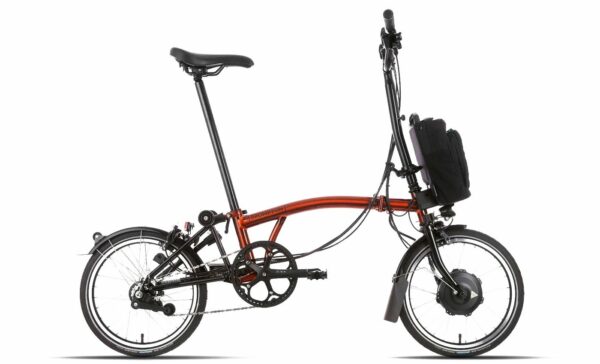 Brompton C-line Electric Explore (2023) - 16 Zoll 300Wh 6N Faltrad - Flame Lacquer