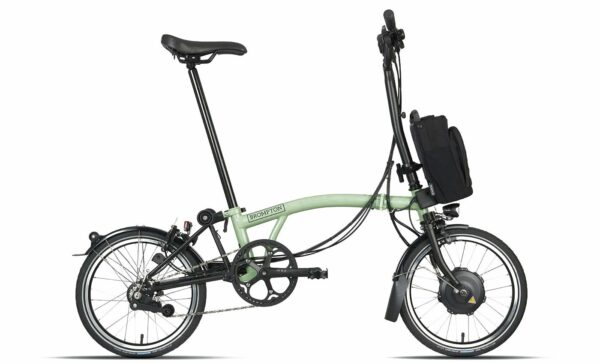 Brompton C-line Electric Explore (2023) - 16 Zoll 300Wh 6N Faltrad - Matcha Green