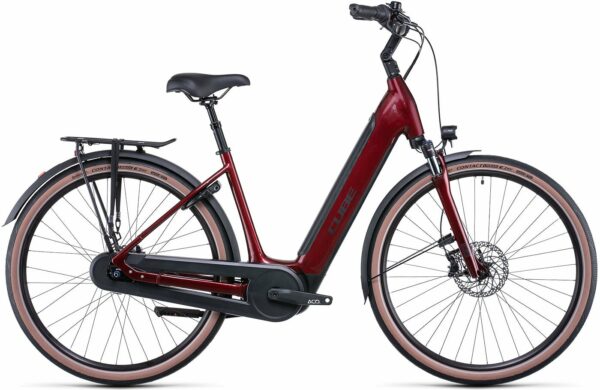 Cube Supreme RT Hybrid Pro 500 (2022) - 28 Zoll 500Wh 8N-RT Wave - red n black