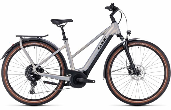 Cube Touring Hybrid Pro 625 (2023) - 28 Zoll 625Wh 11K Trapez - pearlysilver´n´black