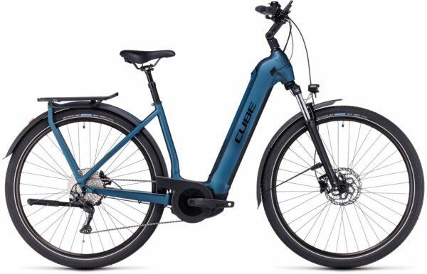 Cube Kathmandu Hybrid One 625 (2023) - 28 Zoll 625Wh 10K Wave - blue´n´black