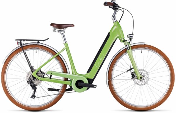 Cube Ella Ride Hybrid 500 (2023) - 28 Zoll 500Wh 10K Wave - green´n´green