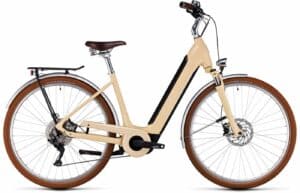 Cube Ella Ride Hybrid 500 (2023) - 28 Zoll 500Wh 10K Wave - honey´n´white