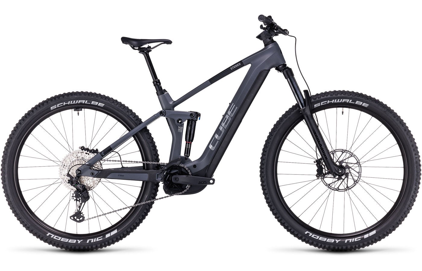 Cube Stereo Hybrid 140 HPC Race 750 (2023) - 27.5 // 29 Zoll 750Wh 12K Fully - grey´n´chrome