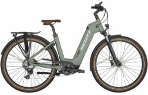 Scott Sub Sport eRIDE 20 Unisex green (2023) - 28 Zoll 625Wh 10K Wave - Highland Green