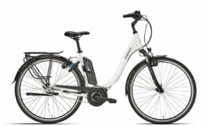 PEGASUS Ancura E7R HS (2022) - 28 Zoll 400Wh 7N Wave - white chrome petrol