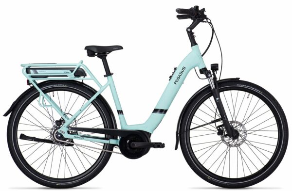 PEGASUS Solero E8F Plus (2022) - 28 Zoll 500Wh 8N Wave - celeste green matt