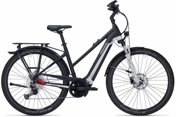 PEGASUS Premio Evo 12 Lite Cross (2022) - 28 Zoll 625Wh 12K Trapez - black matt/light grey