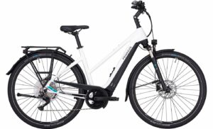 PEGASUS Premio Evo 10 Lite 750 (2022) - 28 Zoll 750Wh 10K Trapez - metallic off-white/black matt