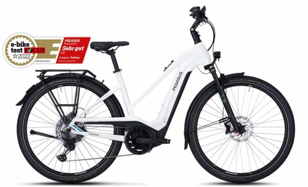 PEGASUS Premio Evo 11 40 Years (2022) - 28 Zoll 750Wh 11K Trapez - metallic off-white/black matt