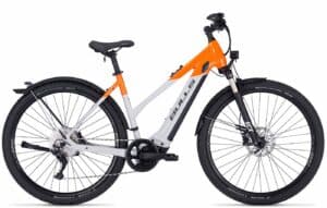 BULLS Cross Rider EVO 1 (2022) - 29 Zoll 625Wh 10K Trapez - light grey/orange