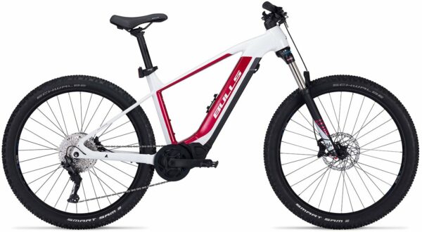 BULLS E-Stream EVA 1 27.5 (2022) - 27.5 Zoll 740Wh 10K Diamant - metallic off-white/rouge red/black matt