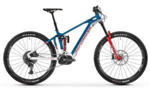 Mondraker Level RR (2020) - 29 Zoll 625Wh 12K Fully - petrol - white - boxxer red