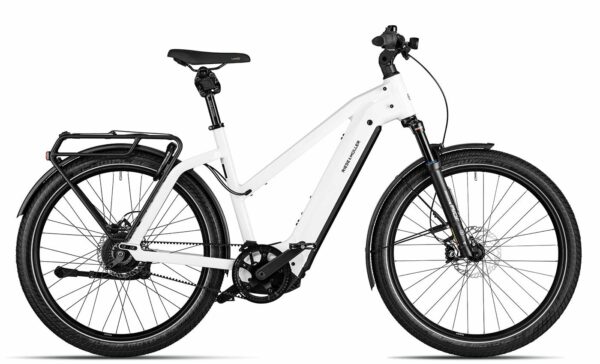 Riese & Müller Charger4 Mixte GT vario (2023) - 27.5 Zoll 750Wh Enviolo Trapez - ceramic white