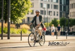 Juice Plus+ und Pedelec Fahrer. Deine Power für ein aktives Leben